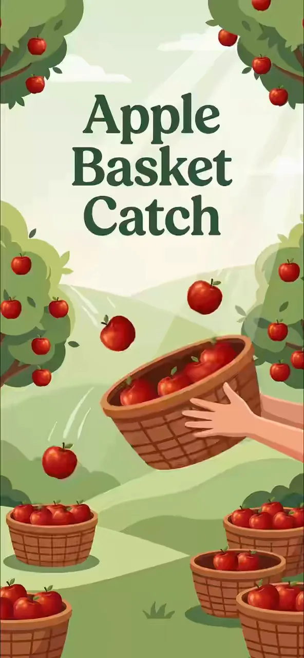 Apple Basket Catch game cover