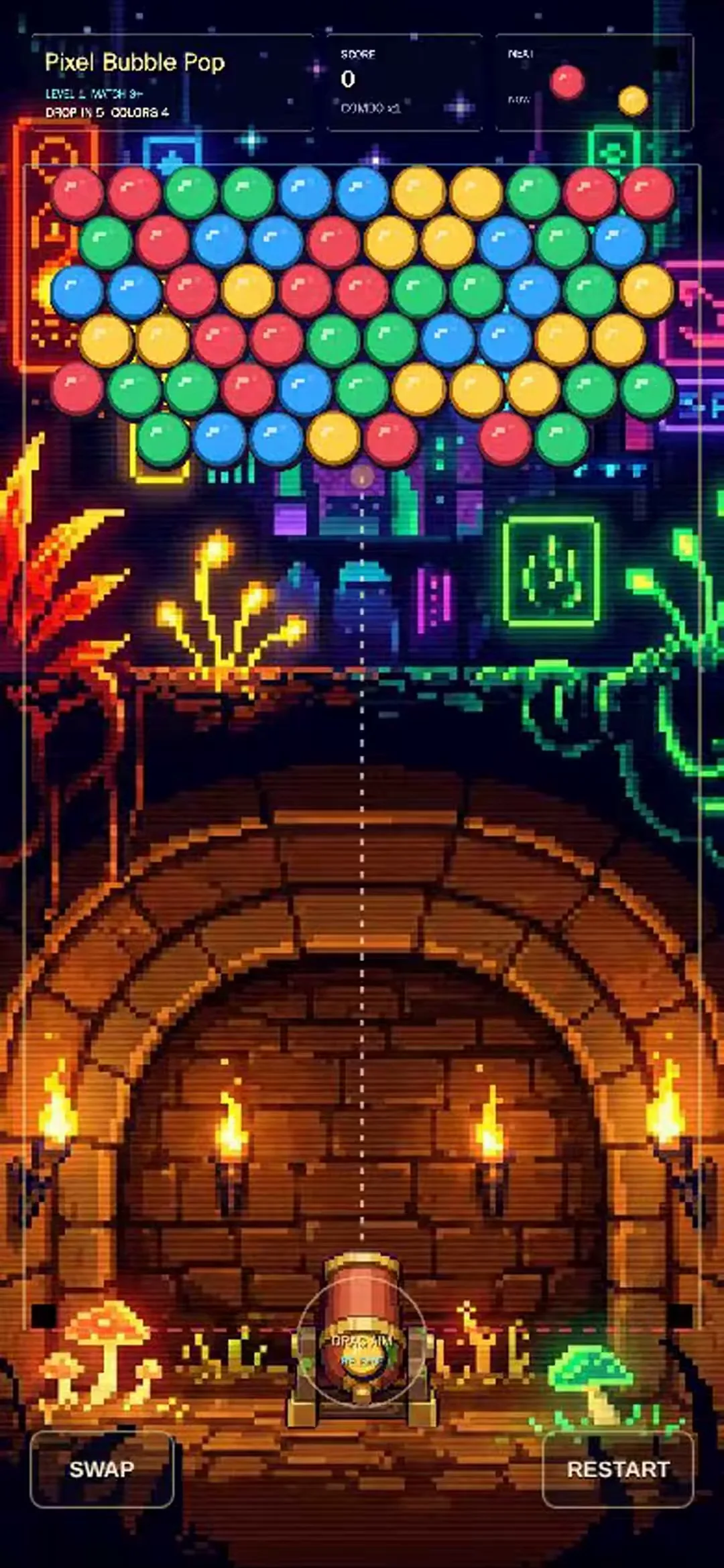 Pixel Bubble Pop game cover